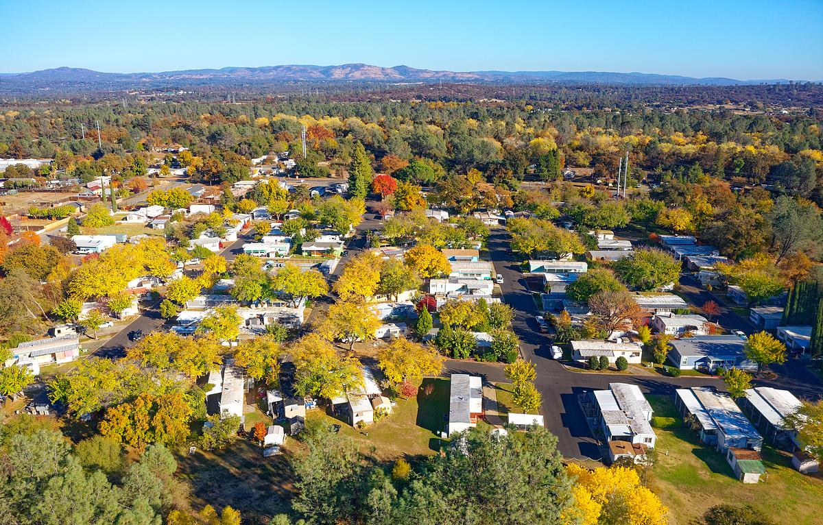 community aerial view