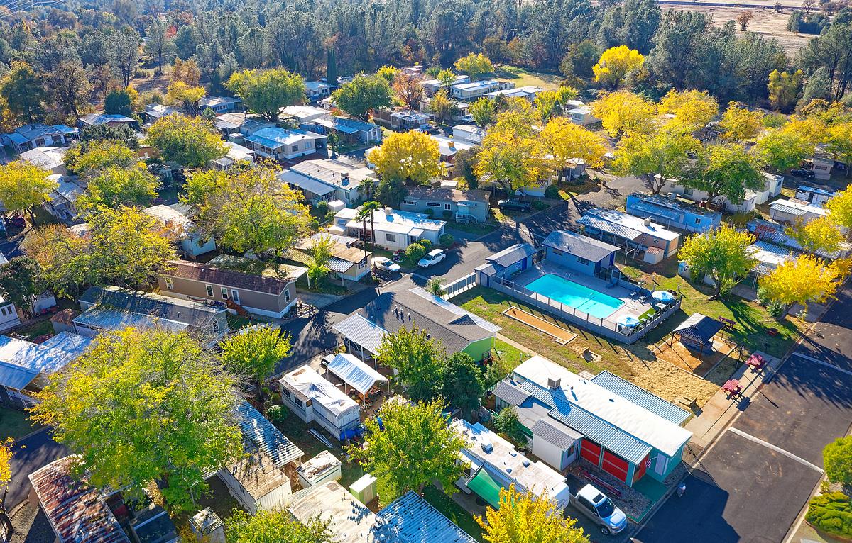 community aerial view