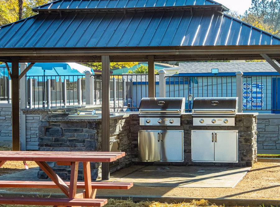 covered grill