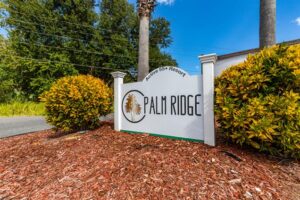 palm ridge entrance sign