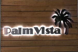 palm vista entrance sign