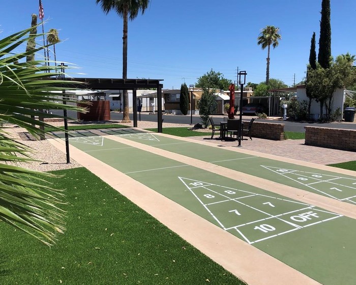 shuffle board court